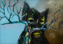 Grande figure avec arbre aux pendus (alphabet)