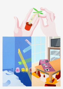 Babioles, projections, exposé féministe