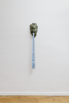 Masque 4 avec cravate (bleu)